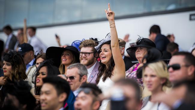 The winner’s salute: Arm or arms firmly driven upwards to the heavens. Picture: Jason Edwards