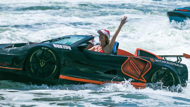 Jetski Santa Ride 2023. Picture: Glenn Campbell