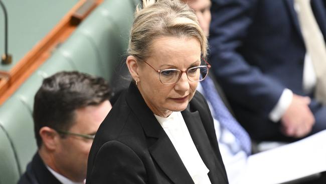 Coalition skills and training spokeswoman Sussan Ley confirmed the Coalition would not support the government’s Fee Free TAFE legislation. Picture: NewsWire/ Martin Ollman