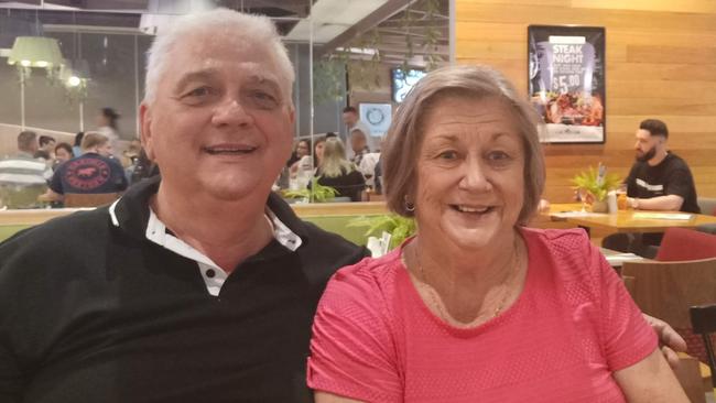 Torque To Be Sure’s owner Ian Corazzol with his late wife Sherryl. Picture: Supplied