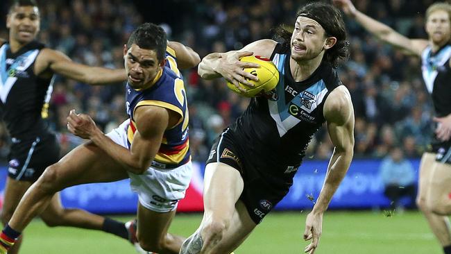 Jasper Pittard came second in the Port Adelaide best and fairest. Picture Sarah Reed