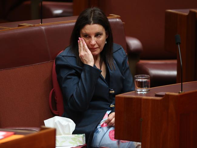 Tasmanian Senator Jacqui Lambie resigned after she was identified as being a dual citizen. Picture Gary Ramage