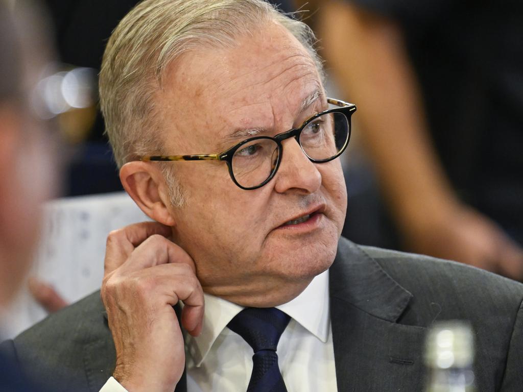 Back in 2017, long before his prime ministership, Albanese famously declared that ‘rump scares the shit out of me.’ Picture: NewsWire / Martin Ollman