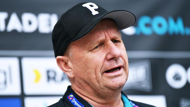 Ken Hinkley says the Power are ready for the Tigers on Friday night. Picture: Mark Brake/Getty Images