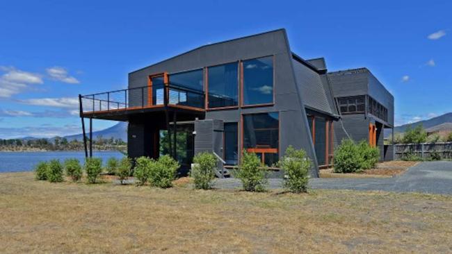 This riverside mansion is the most expensive Airbnb in Hobart at time of writing. Picture: Airbnb website