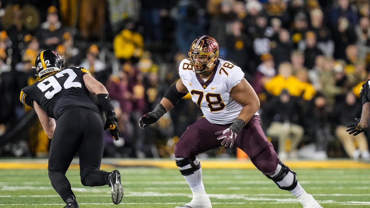 2022 NFL Draft Profile of Minnesota Gopher Daniel Faalele right tackle -  The Daily Gopher