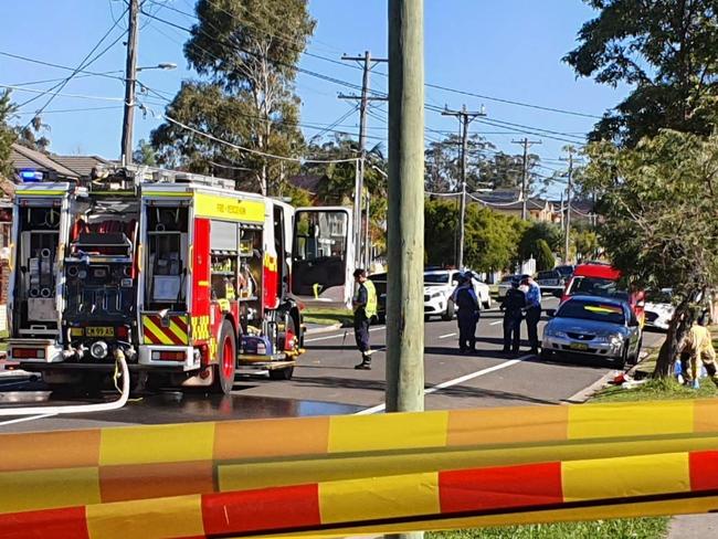 Emergency services were called to Sackville St Fairfield shortly before 10pm