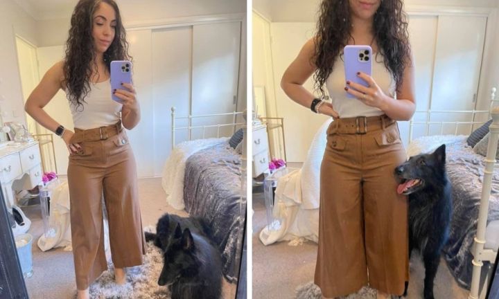 Kmart shoppers go wild for 'super luxe' $20 front split hem pants after  TikTok video on style find: 'Hurry, they'll sell out