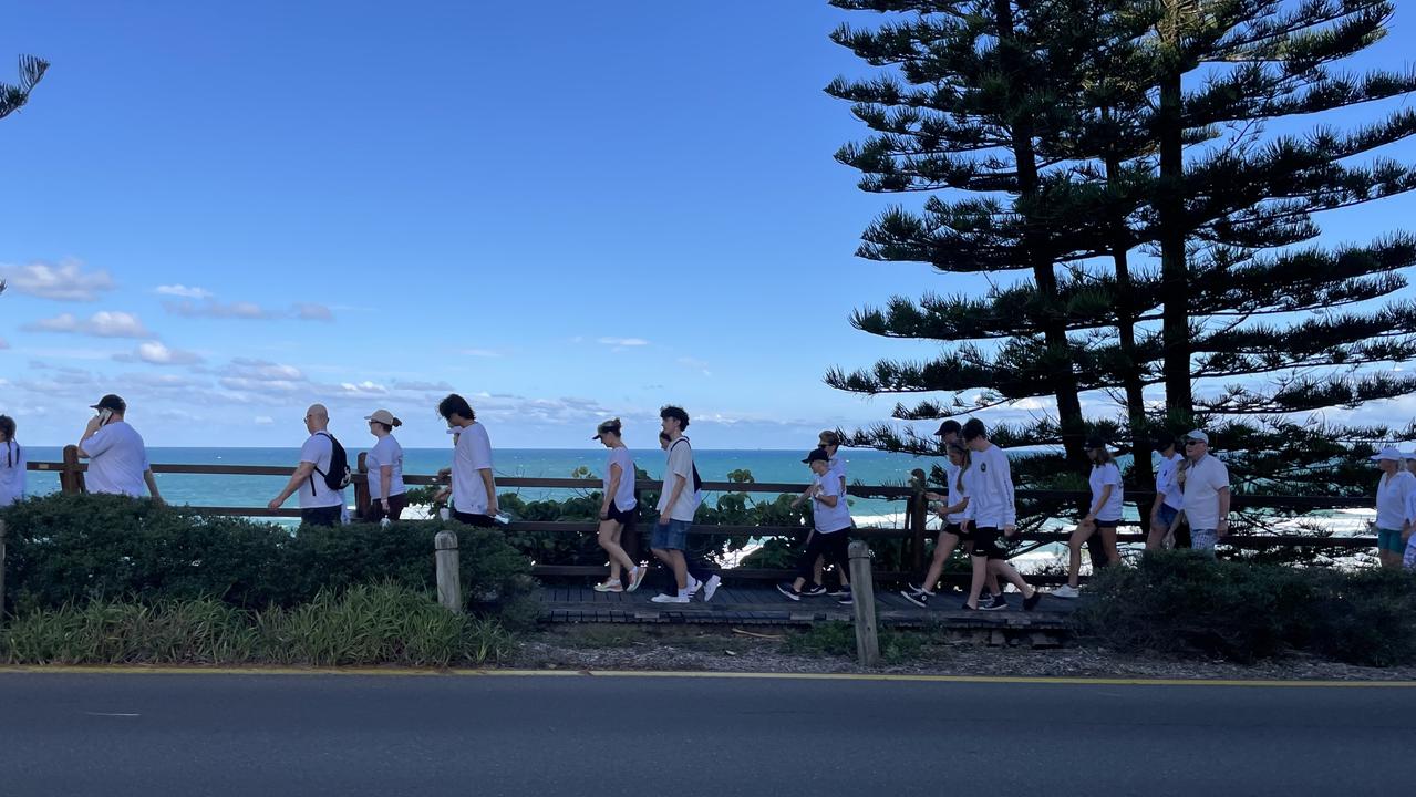 'Walk for Balin' community event to mark the one year anniversary of Balin Stewart's death. Picture: Katrina Lezaic