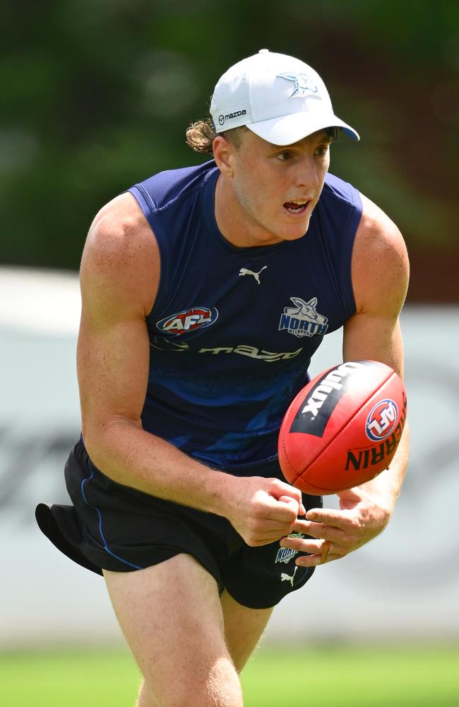 Nick Larkey has appreciated a change in North training. Picture: Quinn Rooney/Getty Images