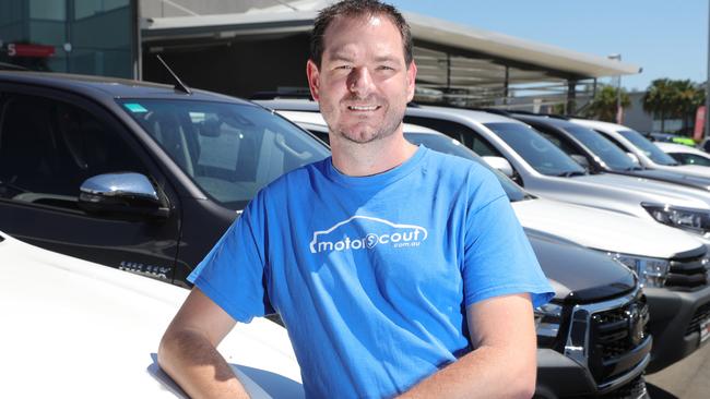 Peter Gee is the founder of Motor Scout, an online car broking business, launched from his Kingscliff home in 2018. Picture: GLENN HAMPSON