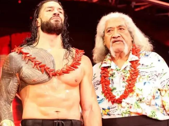 Roman Reigns' father Sika Anoa’i (right) dead at 79