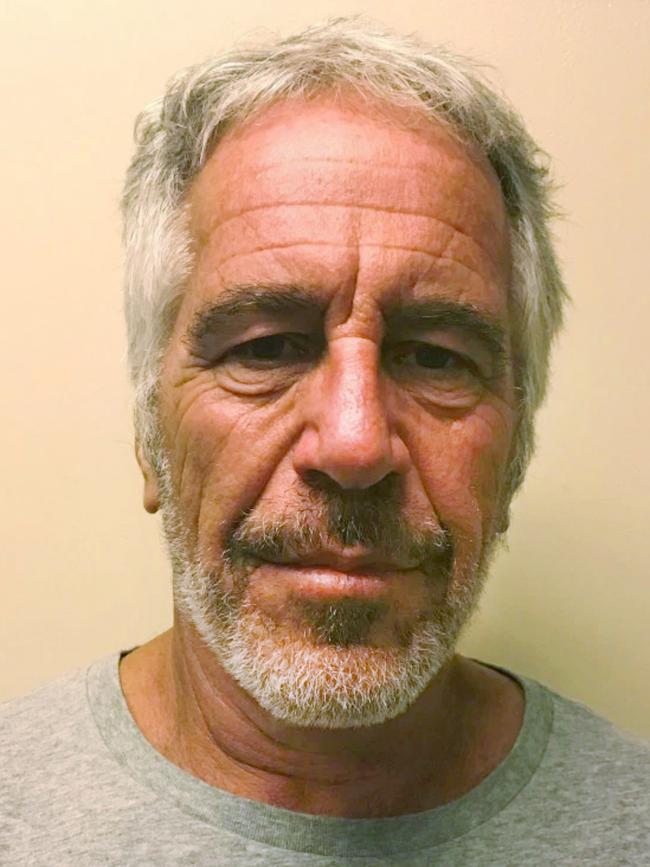 An image provided by the New York State Sex Offender Registry shows Jeffrey Epstein. Picture: AP