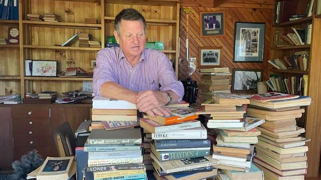 Rob Schwarten wants to find a new owner for his vast collection of books.