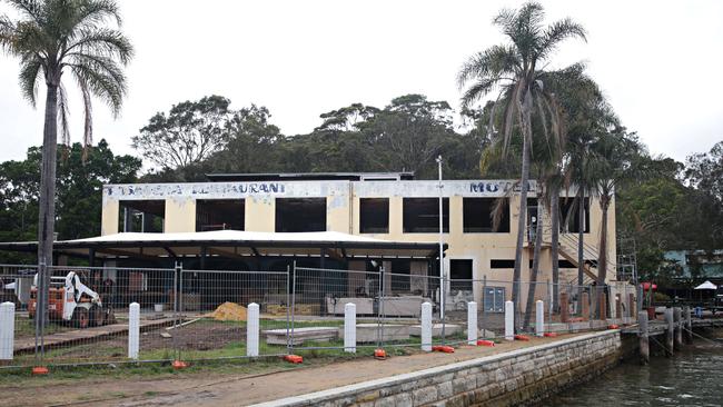 Photos of the Pasadena building being worked on at Church Point. Picture: Adam Yip / Manly Daily