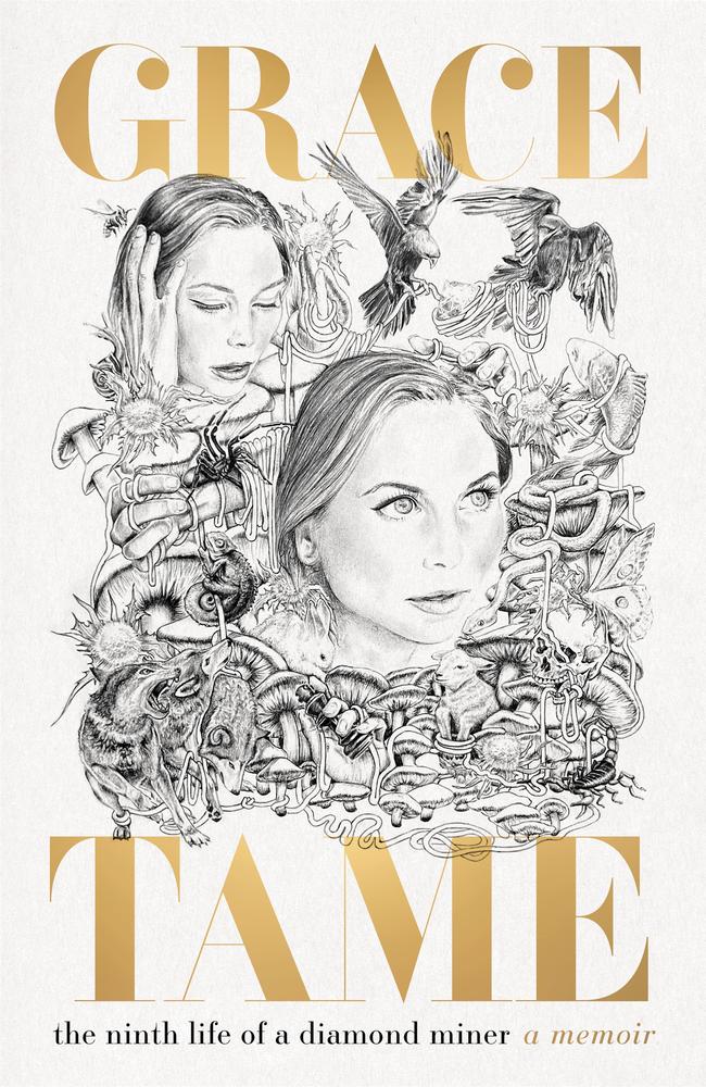 Tame drew the cover of her memoir herself.