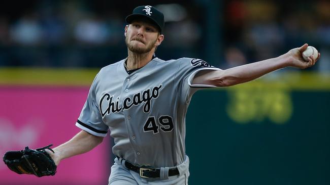 Chicago White Sox pitcher Chris Sale reportedly cuts up throwback