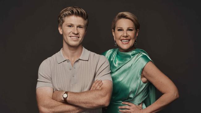 Robert Irwin and Julia Morris are currently hosting this year’s series of I'm a Celebrity Get Me Out of Here. Picture: Ten.