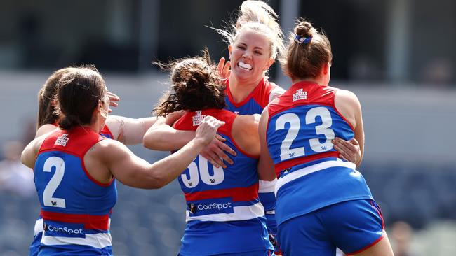 Gabby Newton is set to be traded by the Western Bulldogs.Picture: Michael Klein