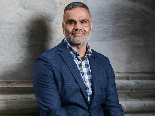 July 1, 2022: Dale Agius, South AustraliaÃs first Commissioner for First Nations Voice, at Parliament House. PHOTO: Brenton Edwards