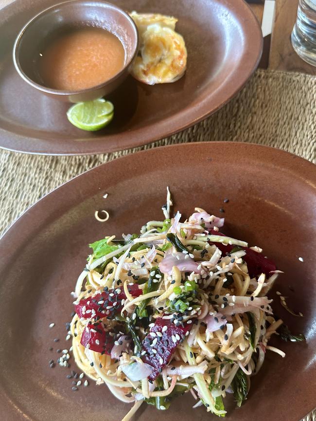 Including a Thai-inispired salad. Picture: Milanda Rout