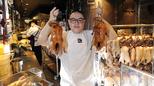 Head Chef Dan Hong at Mr Wong, 3 Bridge St, Sydney. Picture: Craig Wilson