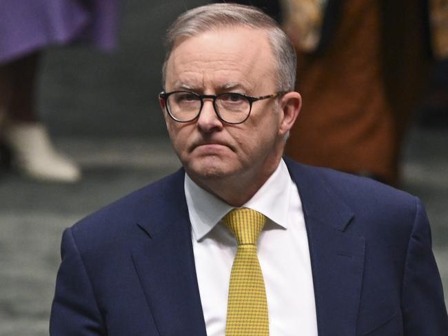 CANBERRA, AUSTRALIA, NewsWire Photos. AUGUST 9, 2023: Prime Minister Anthony Albanese during Question Time at Parliament House in Canberra. Picture: NCA NewsWire / Martin Ollman