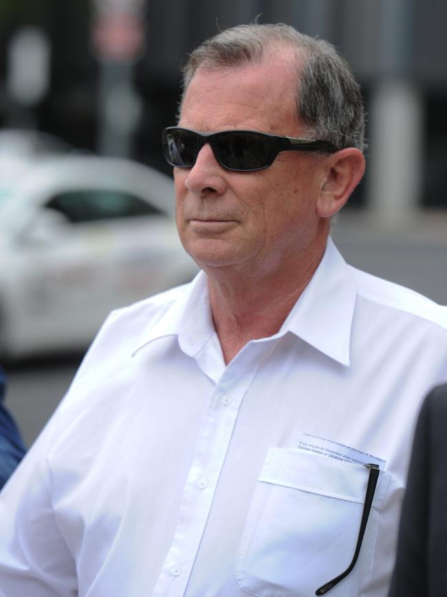 Correctional Services official Michael Charles Asker outside Adelaide Magistrates Court. Picture: Michael Marschall