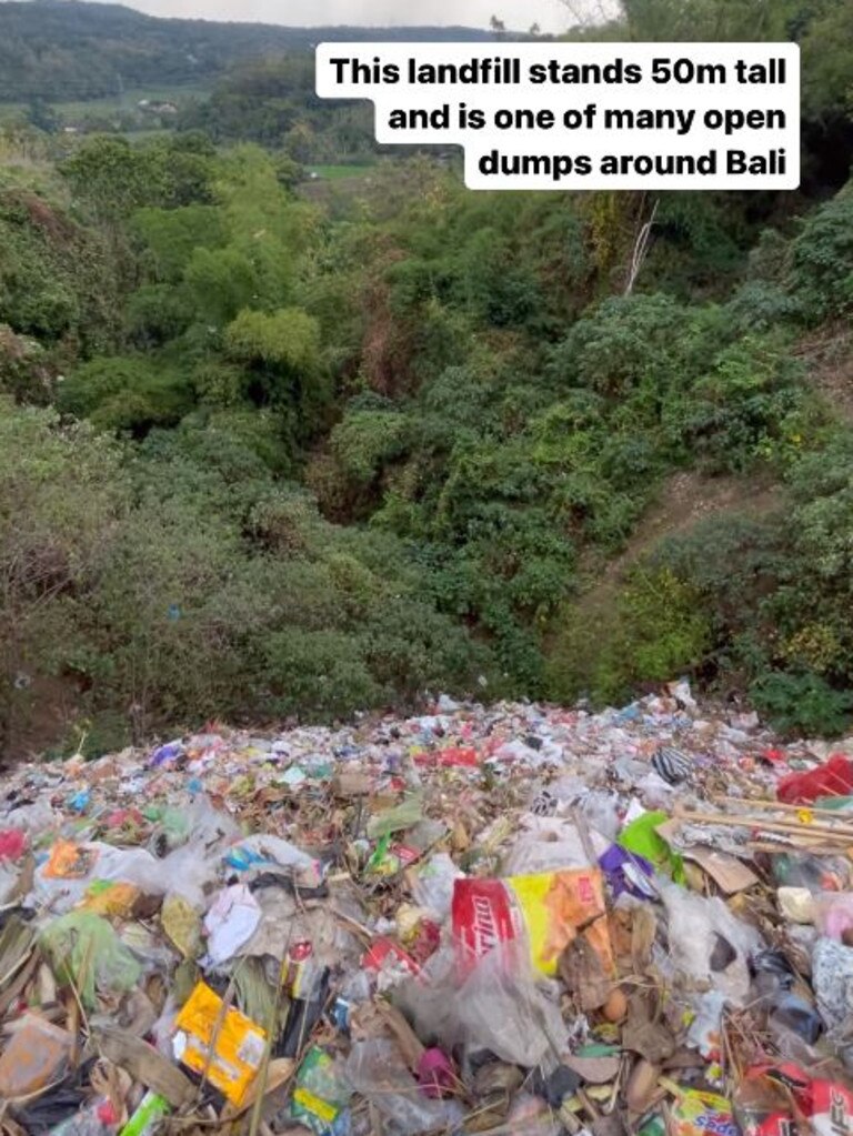 He shared a viral video of the confronting waste problem. Picture: Instagram/garybencheghib