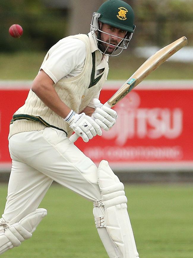 Josh Sundberg in action for Northcote. Picture: Hamish Blair