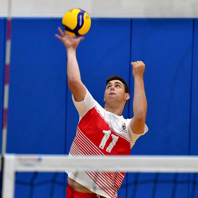 GPS Volleyball between Nudgee College and Ipswich Grammar School. Saturday February 4, 2023. Picture, John Gass