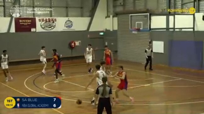 Basketball Australia U20 National Championships - Court 3, Day 3 SA Blue v NBA Global Acad. (U20M)