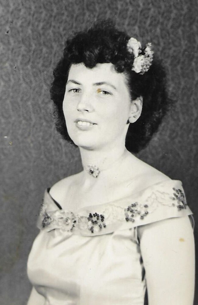 Joyce Marler at 21 years old in 1943. She will her celebrate her 100th birthday on February 13, 2022. Picture: Contributed