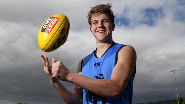 Sturt AFL draft prospect Tom Powell at Unley Oval, on the 30th October, 2020. Picture: Tricia Watkinson