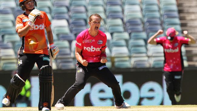 Aley was one of the stars of the Sydney Sixers’s successful WBBL season.