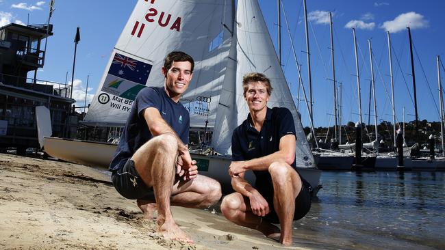 Olympic sailing gold medal favourites Mat Belcher and Will Ryan suffer horror first day at world titles.