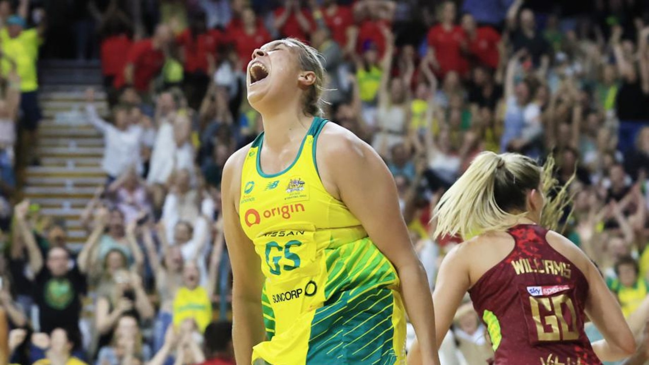 Donnell Wallam made her debut for the Diamonds last year – but could be under pressure to hold her spot. Picture: Getty