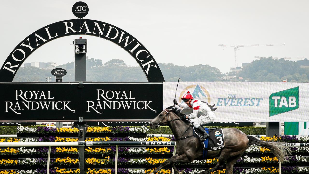 Classique Legend was first past the post. Photo by Hanna Lassen/Getty Images for Australian Turf Club