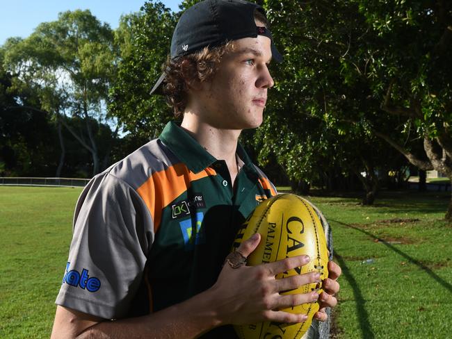 St Mary's young gun Kieren Parnell is still confident of playing in the AFL despite missing out during last week’s draft. Picture: HELEN ORR