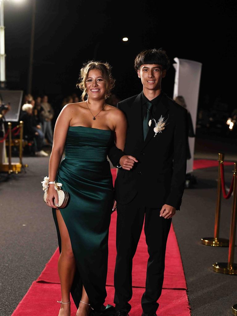 Abbie McKie & Heydon Wilson at Xavier Catholic College year 12 formals. Picture: Patrick Woods.