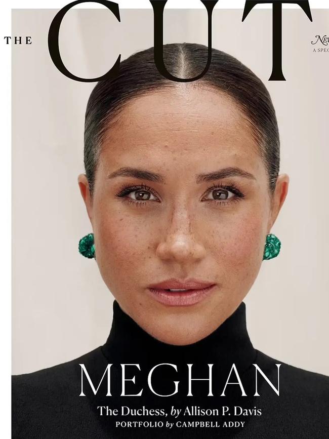 Meghan Markle on The Cut cover. Picture: Campbell Addy/The Cut