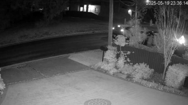 CCTV has captured the horrifying moment John Versace was gunned down in Condell Park on Monday. Picture: Supplied