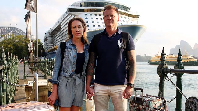 Greg and Michelle Fawkner had wanted to join the onshore tour of White Island but it was sold out. Picture: Jane Dempster.