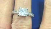 An engagement ring was found at Mount Cotton IGA yesterday afternoon and handed in to police.