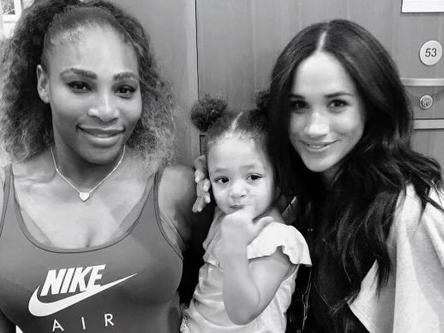 Serena Williams was Meghan Markle’s first guest on her podcast.