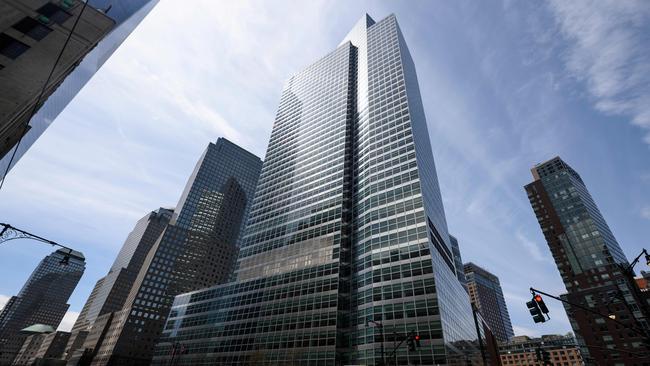 The Goldman Sachs HQ in New York. Picture: AFP