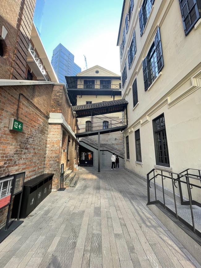 An alley in the old colonial-era Central Magistracy building which has been converted into a museum. Picture: Peter Carruthers