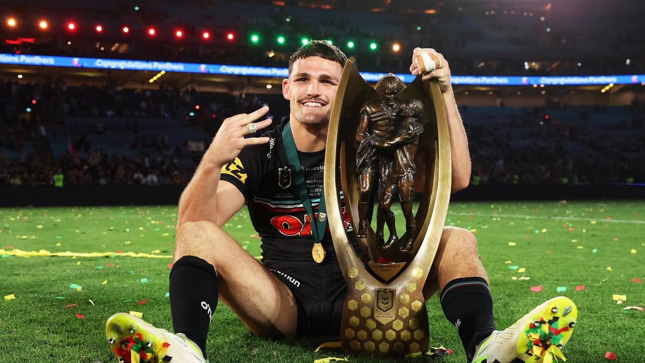 Nathan Cleary of the Panthers. Photo by Matt King/Getty Images.