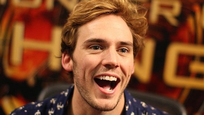 "The Hunger Games: Catching Fire" cast member Sam Claflin meets fans at Mall of America in Bloomington, Minnesota. Picture: Gett