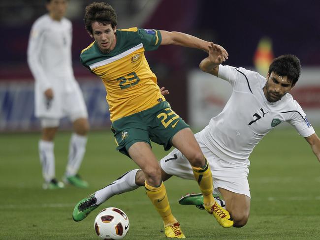 Robbie Kruse played a big part in the win over Uzbekistan in 2011.